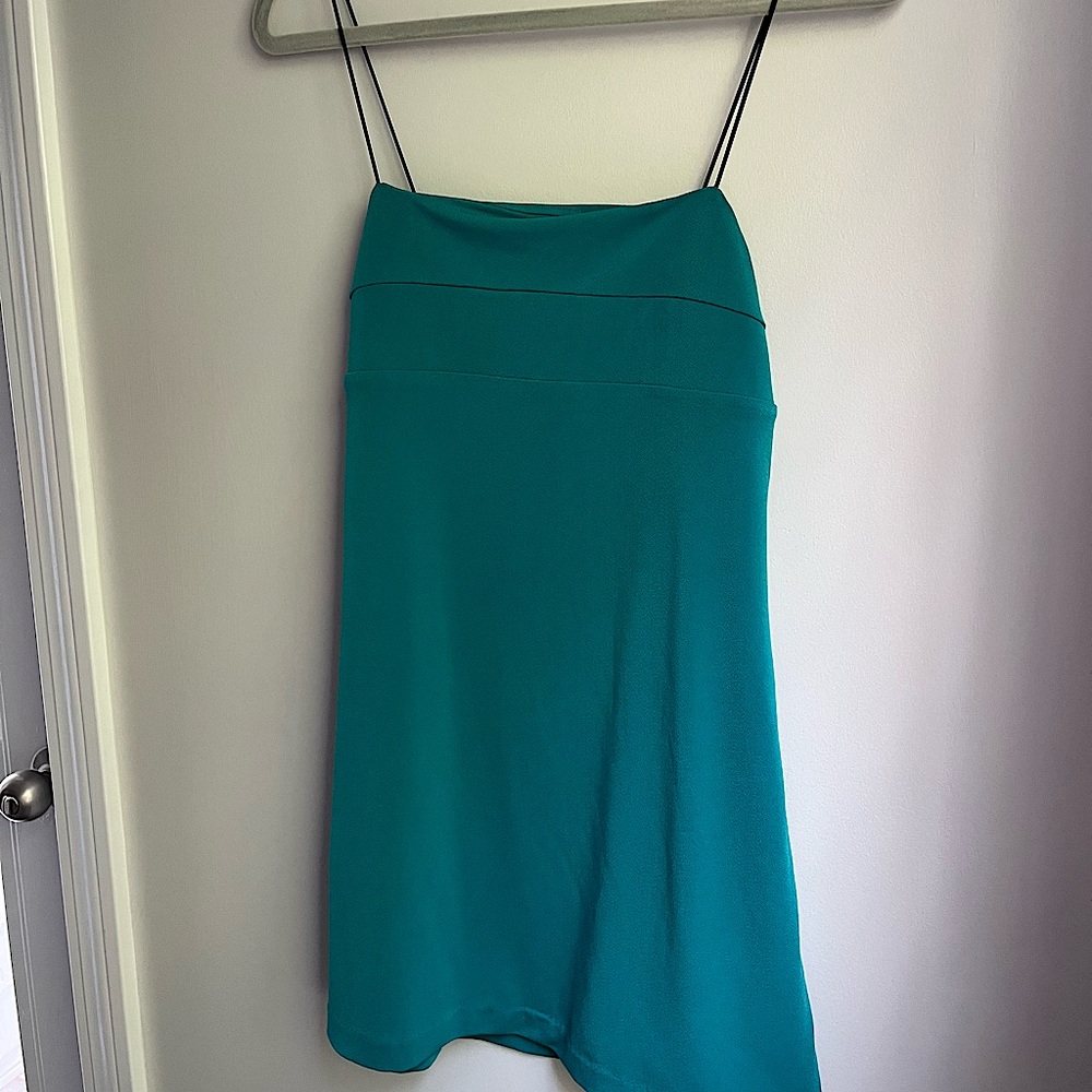 Turquoise mini dress
